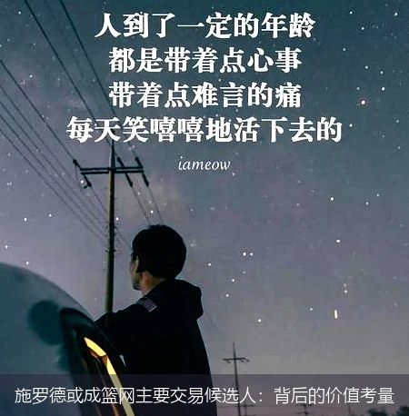 施罗德或成篮网主要交易候选人：背后的价值考量