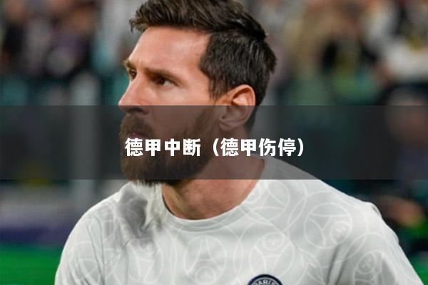 德甲中断（德甲伤停）