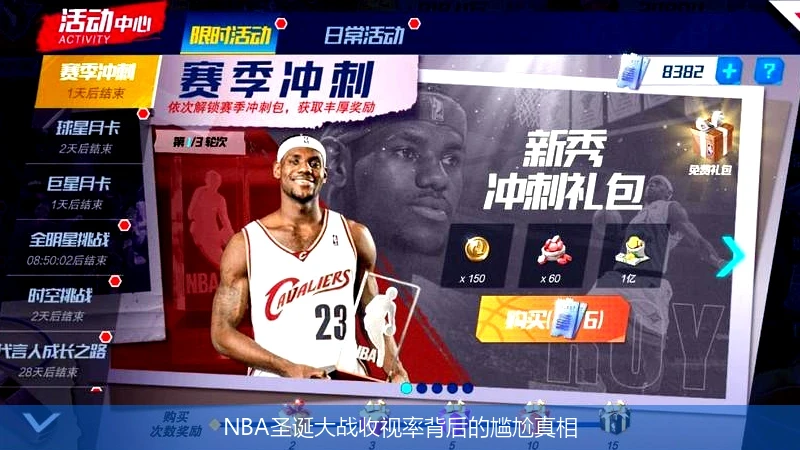 NBA圣诞大战收视率背后的尴尬真相