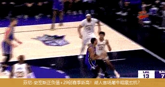 4月11日讯,芬尼-史密斯正负值+29创赛季新高！湖人客场屠牛暗藏玄机？