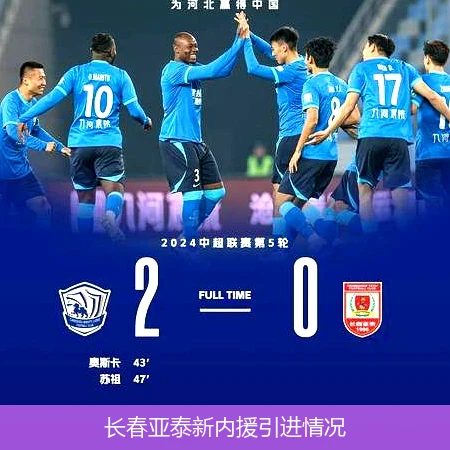 长春亚泰新内援引进情况