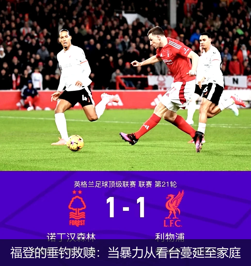 4月18日讯,福登的垂钓救赎：当暴力从看台蔓延至家庭
